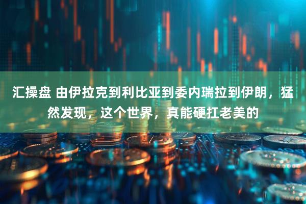 汇操盘 由伊拉克到利比亚到委内瑞拉到伊朗，猛然发现，这个世界，真能硬扛老美的