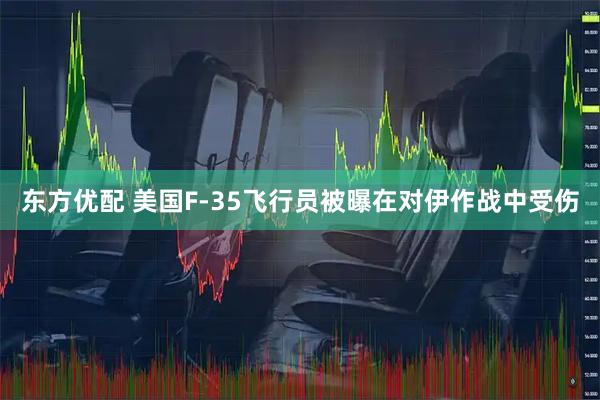 东方优配 美国F-35飞行员被曝在对伊作战中受伤