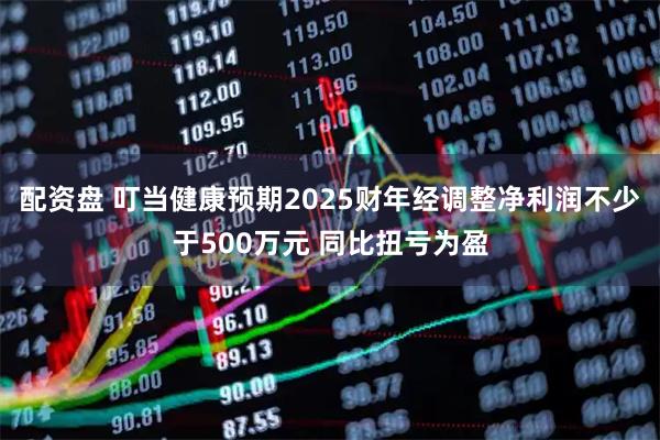 配资盘 叮当健康预期2025财年经调整净利润不少于500万元 同比扭亏为盈