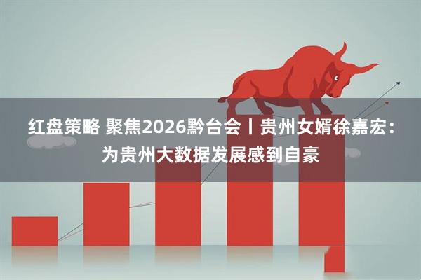 红盘策略 聚焦2026黔台会丨贵州女婿徐嘉宏：为贵州大数据发展感到自豪